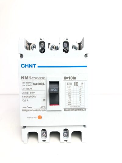 Disjuntor De Cx Mold Tripolar 200A 25Ka 380V