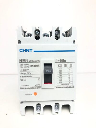 Disjuntor De Cx Mold Tripolar 250A 25Ka 380V